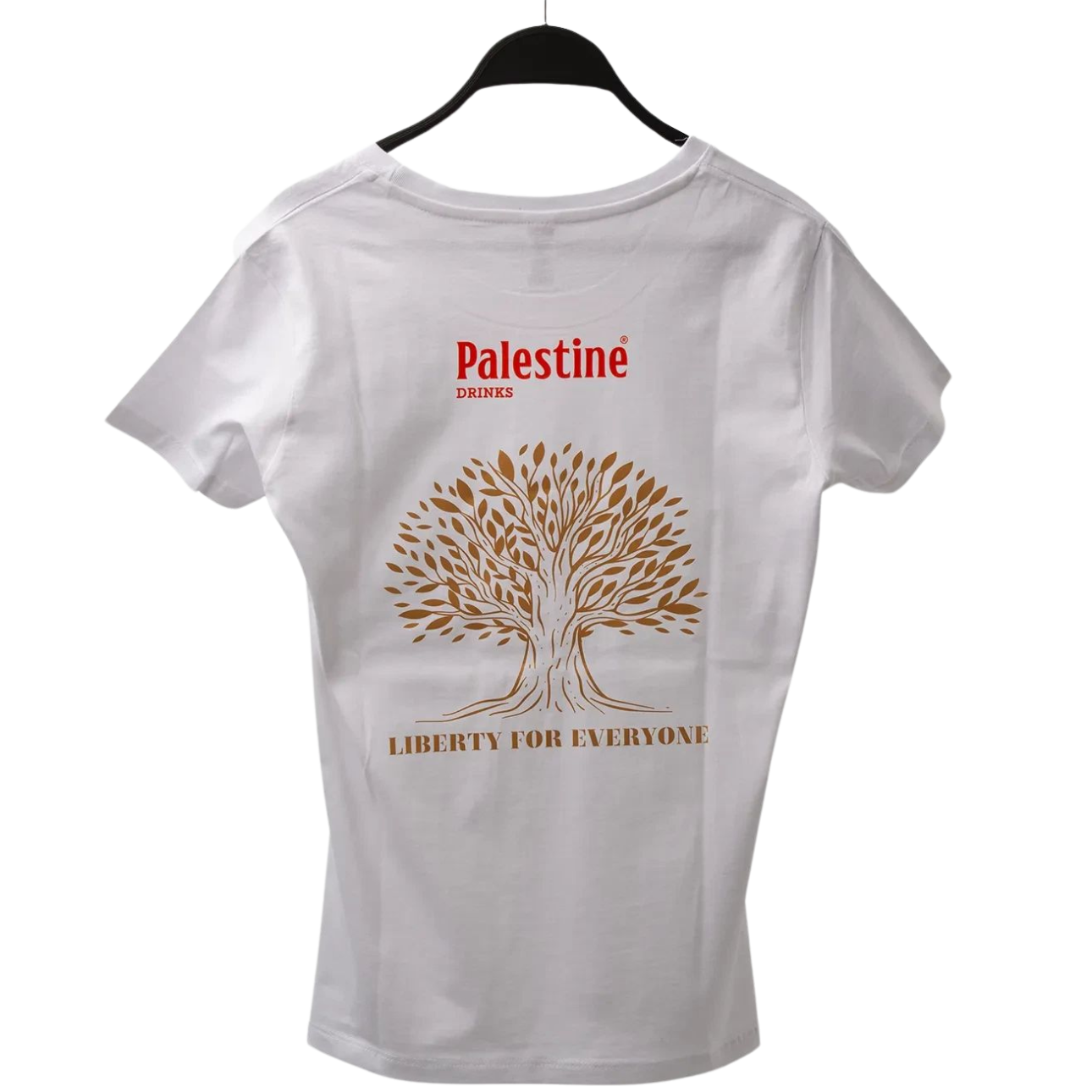 Herren T-Shirt Palestine Drinks – 100% Baumwolle, DTF-Druck