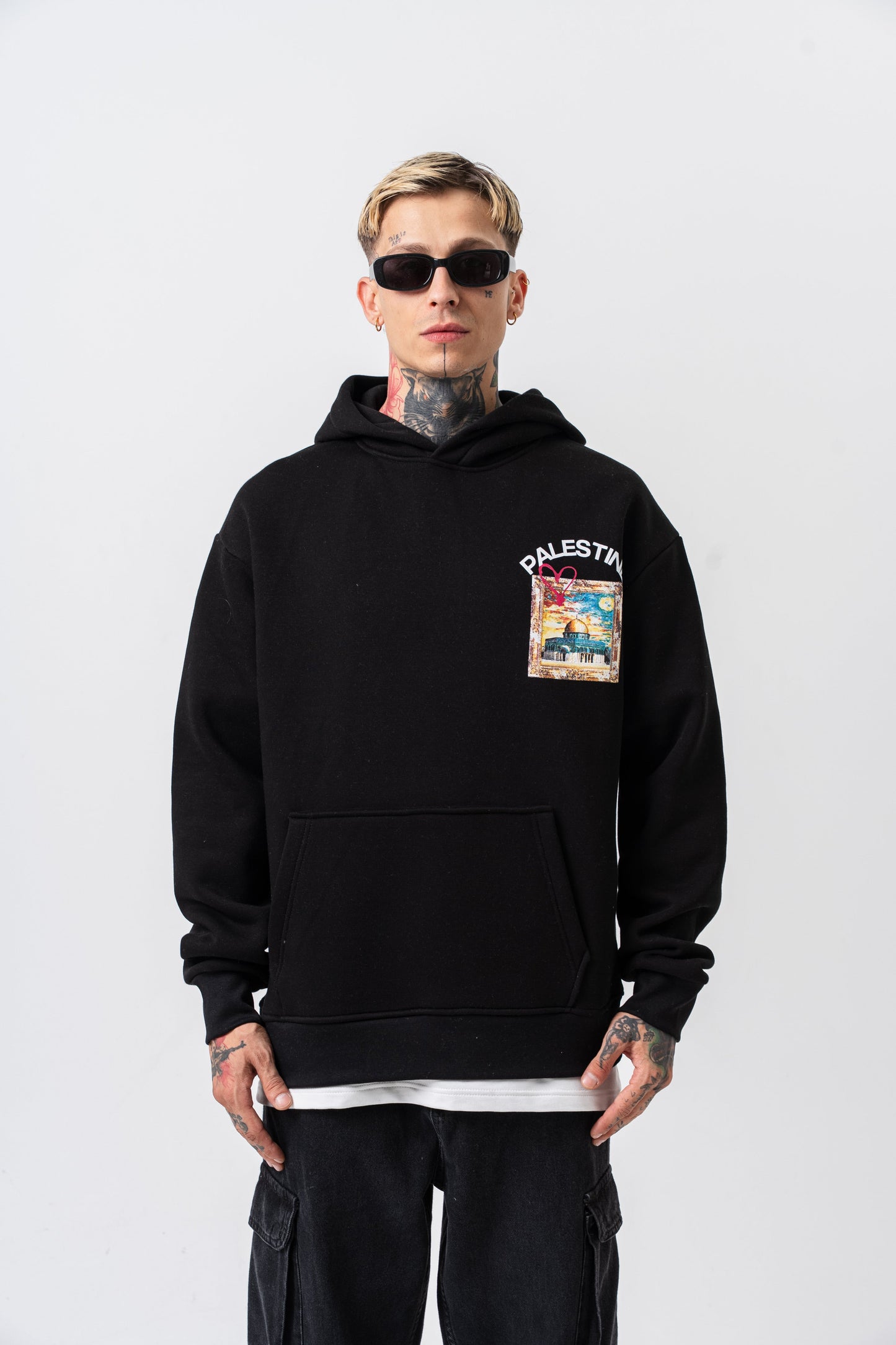 Palestine Heart Hoodie